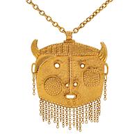 Tapio Wirkkala, halsband/hänge "Djävulens huvud", 14K guld, Westerback, Helsingfors 1969.