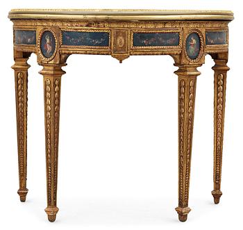 579. A presumably English late 18th century console table.