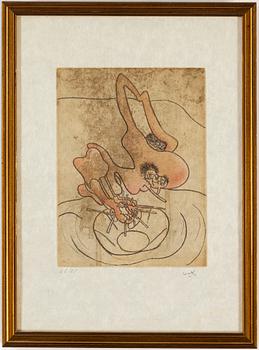 TWO ROBERTO MATTA ETCHINGS, signed and numbered 48/85.