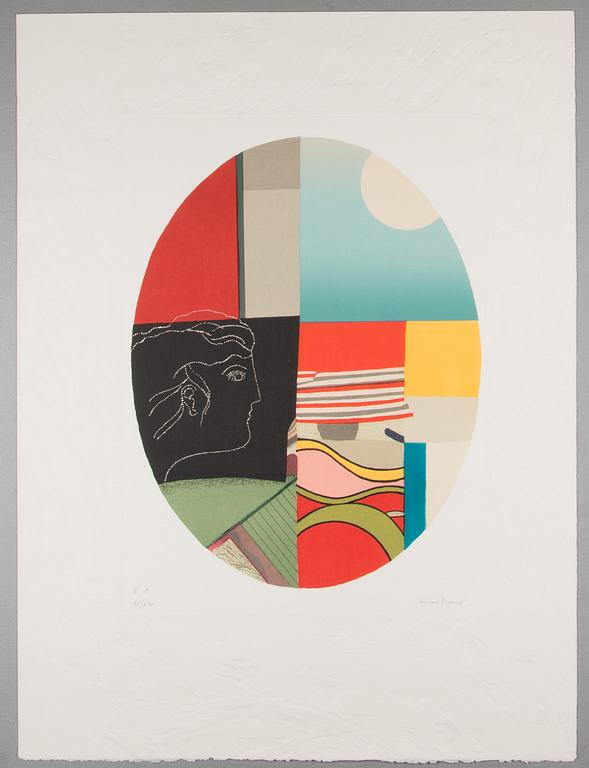 MAX PAPART, karborundumetsaus, signeerattu ja numeroitu E.A. 21/22.