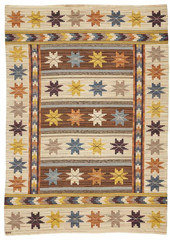 Märta Måås-Fjetterström, matta, "Höstmattan", rölakan, ca 347-348 x 245-248 cm, signerad MMF.