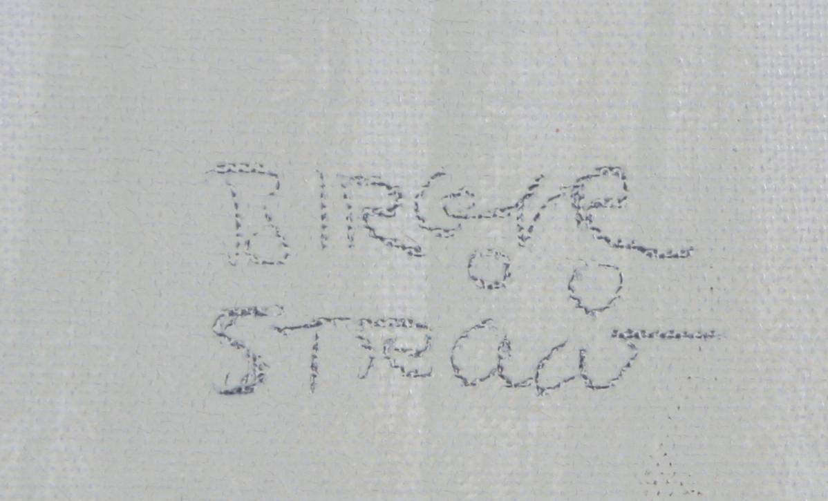 STRÅÅT, BIRGER. Olja på duk, sign.