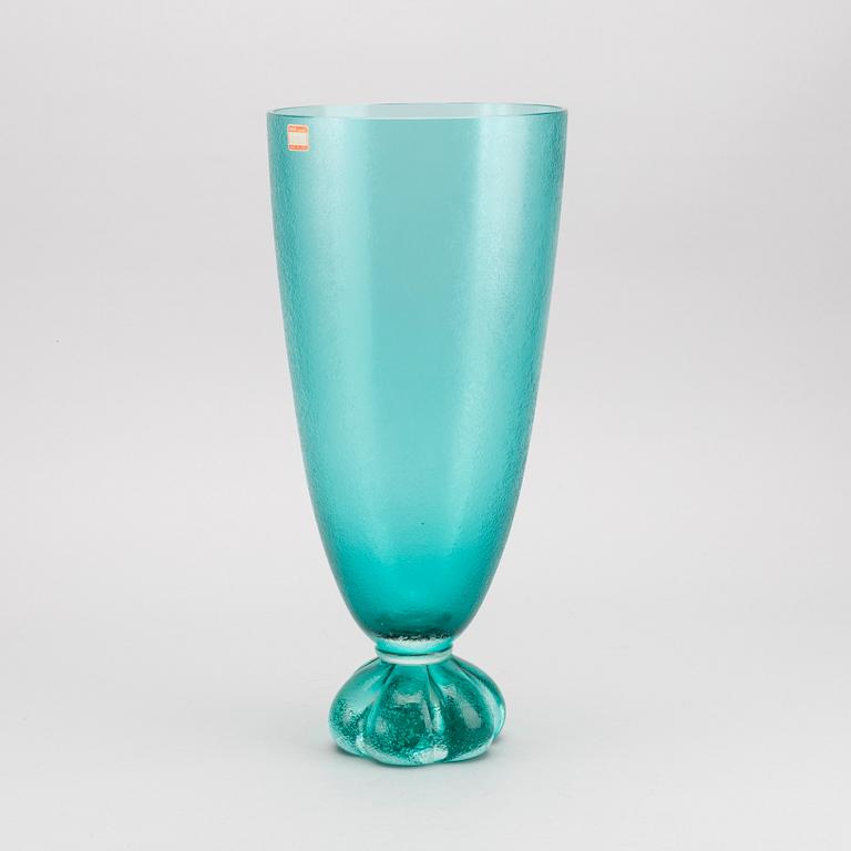 A SEGUSO VETRI D'ARTE MURANO GLASS VASE, 1950-60-tal.
