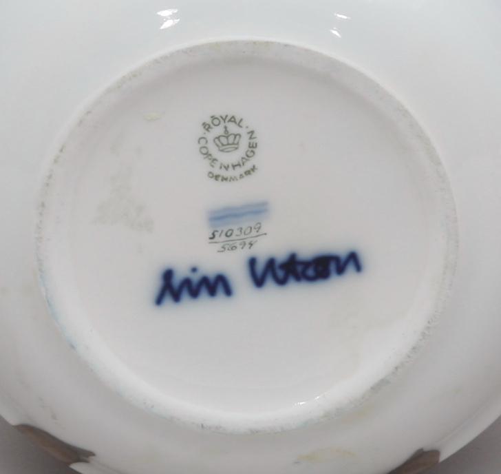 VASER, 2 st. Glas resp porslin.