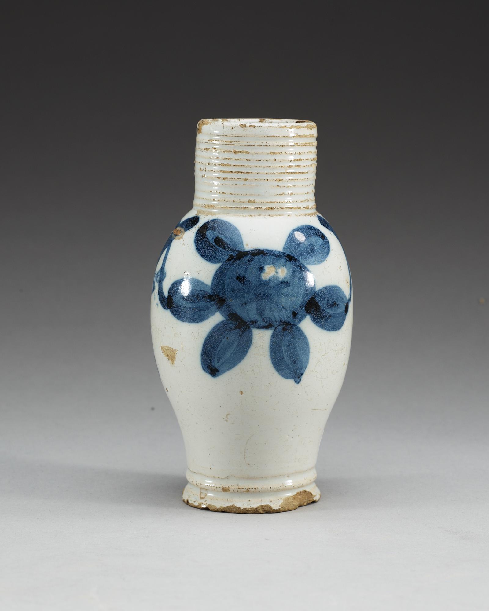 KANNA, fajans. Norge, 1700-tal. Sannolikt Drammen.