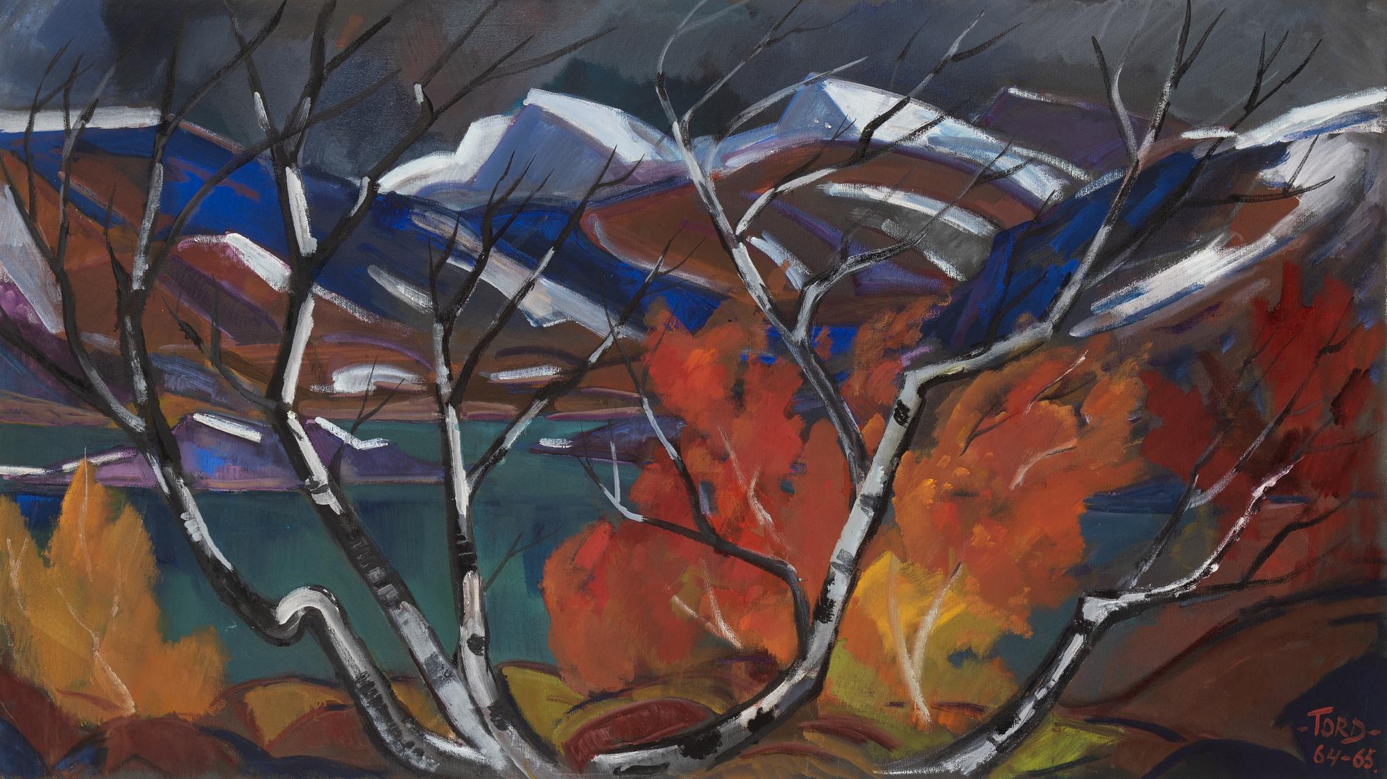 Tord Leander-Engström, oil on canvas, signed and dated -64-65.