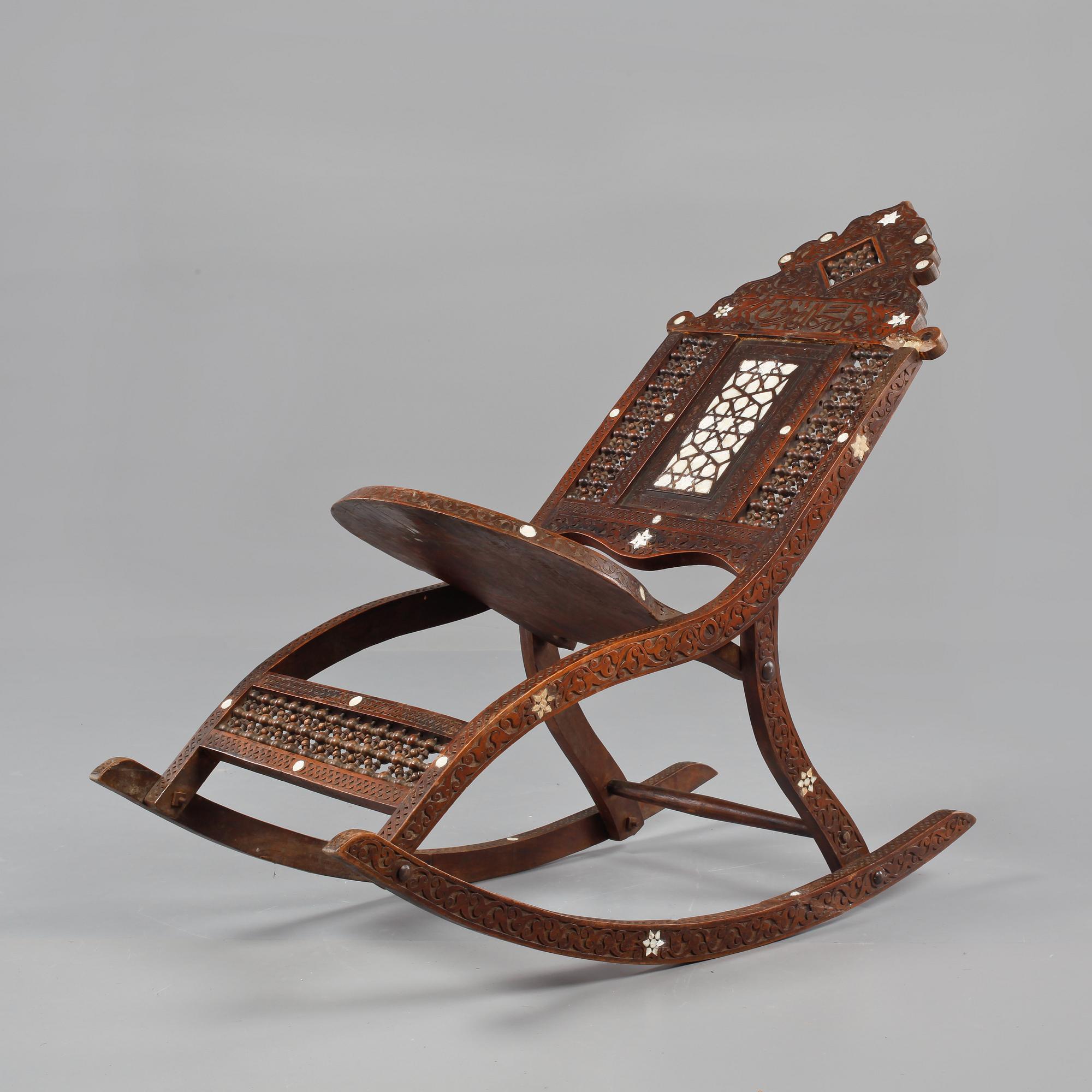 GUNGSTOL, orientalisk, 1900-tal.