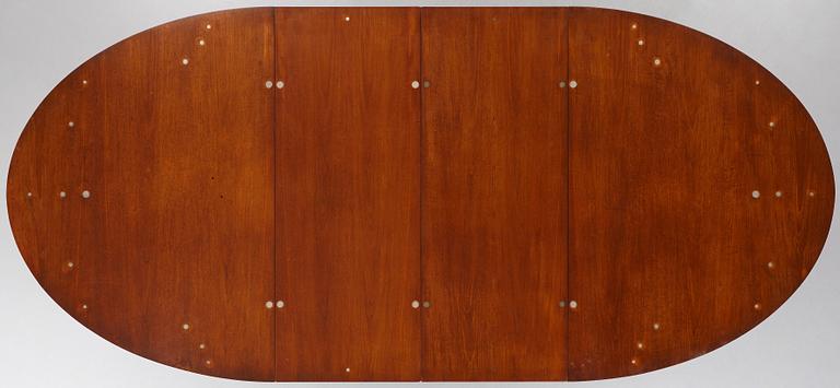 Finn Juhl, a teak  "Judas" or "Silver" table, executed by Niels Vodder, Denmark, 1940-50's.