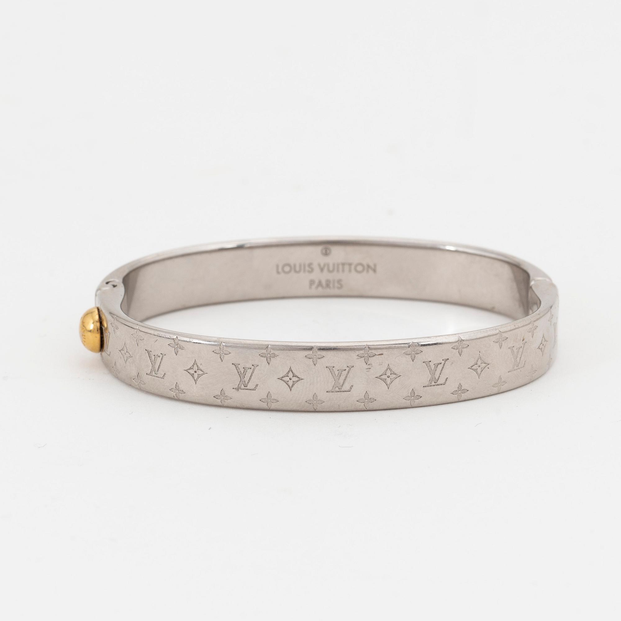 Louis Vuitton, armring, "Nanogram Cuff", storlek M.