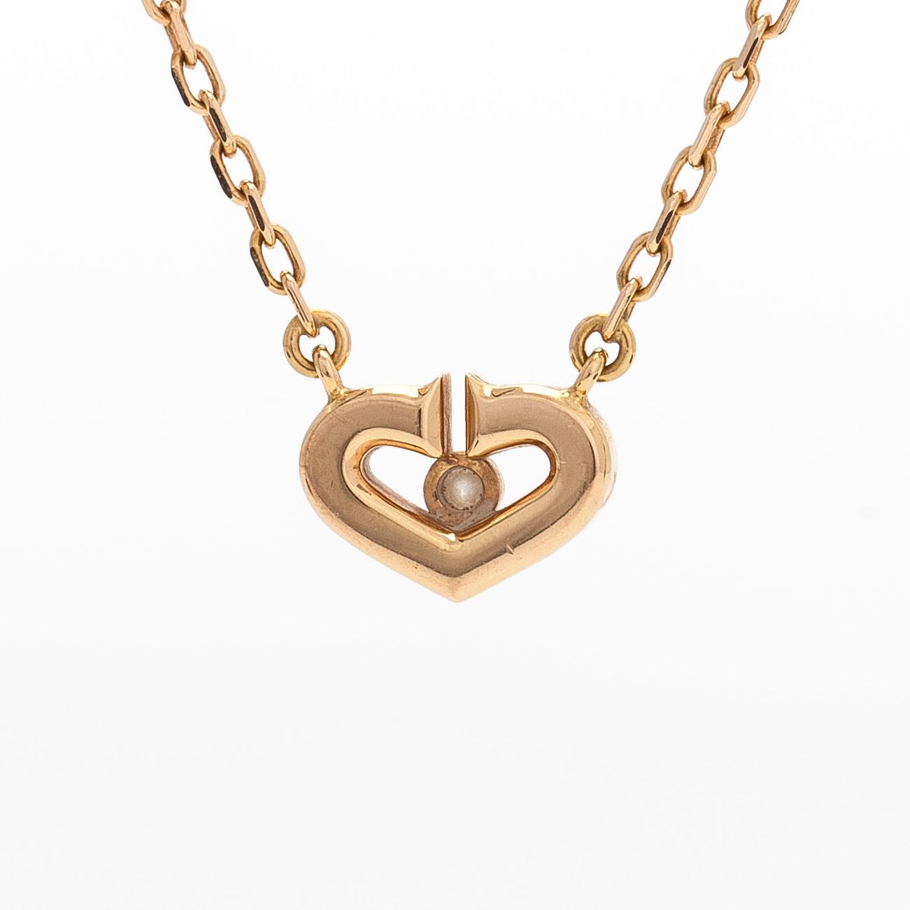 Cartier, kaulakoru, "C heart de Cartier", 18K kultaa.