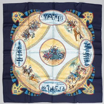 Hermès, scarf, "Peul Horsemen".