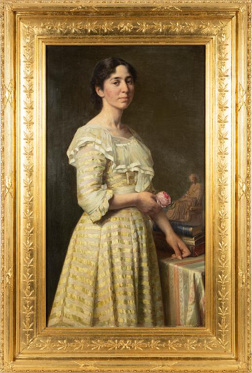 Okänd konstnär, 1800-tal, olja på duk.