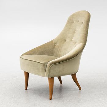 Kerstin Hörlin-Holmquist, Fåtölj, "Lilla Eva", ur serien "Paradiset", Nordiska Kompaniet, Nyköping, 1950/60-tal.