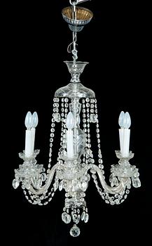 104A. A CUT-GLASS CHANDELIER.