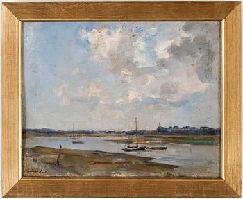 JAMES HERBERT SNELL, olja på pannå, signerad.