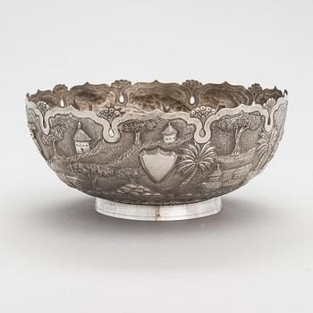 Skål, silver, 1900-talets mitt.