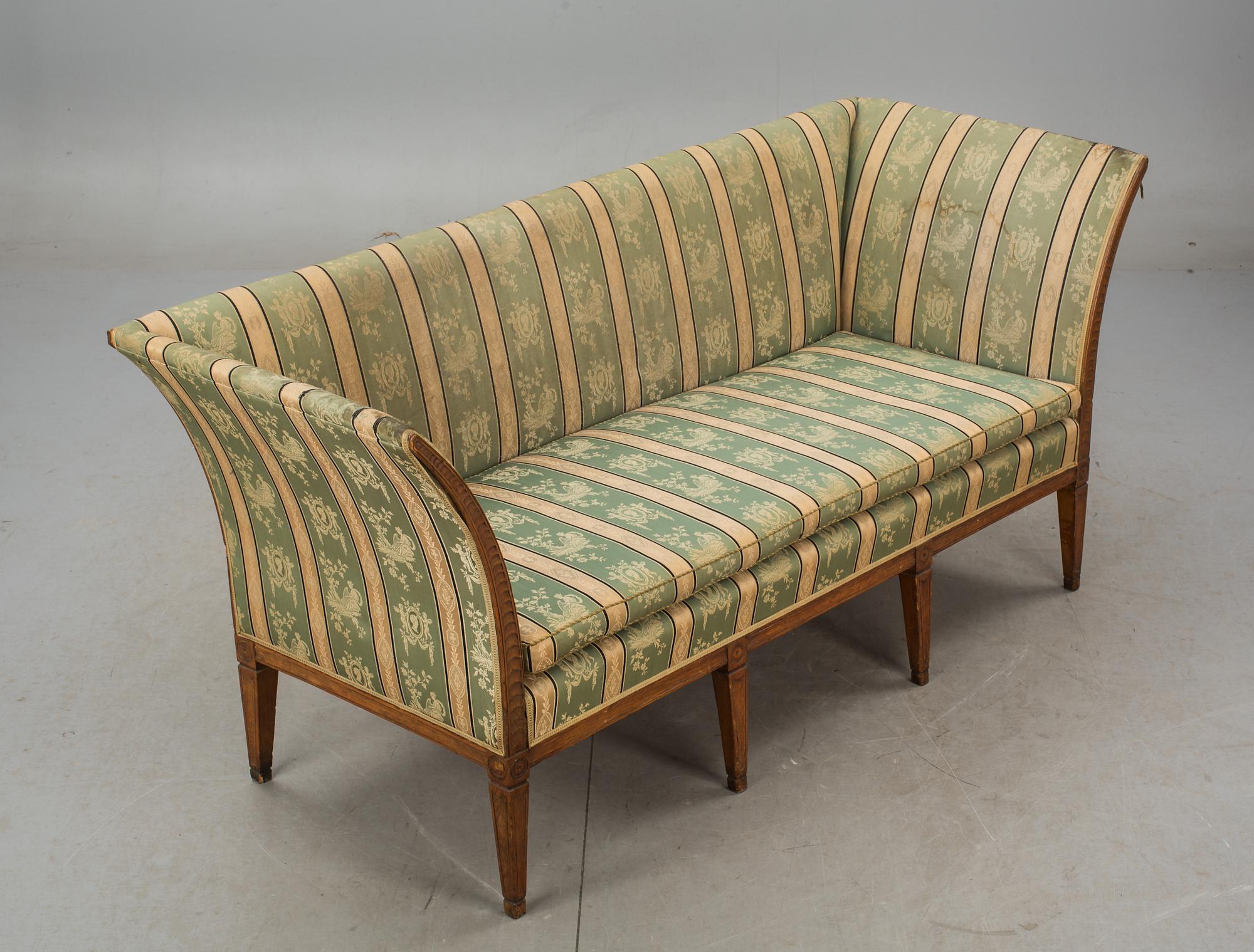 SOFFA, Louis XVI-stil. 1800-tal.