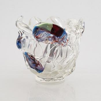 Eva Englund, a bowl, Pukebergs Glasbruk, 1971.