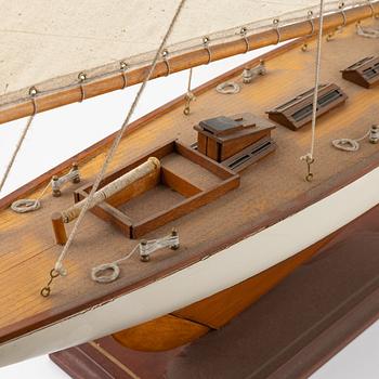 A decorative sailing boat. 20th Century.