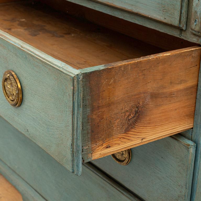 Writing cabinet, 18th/19th century.