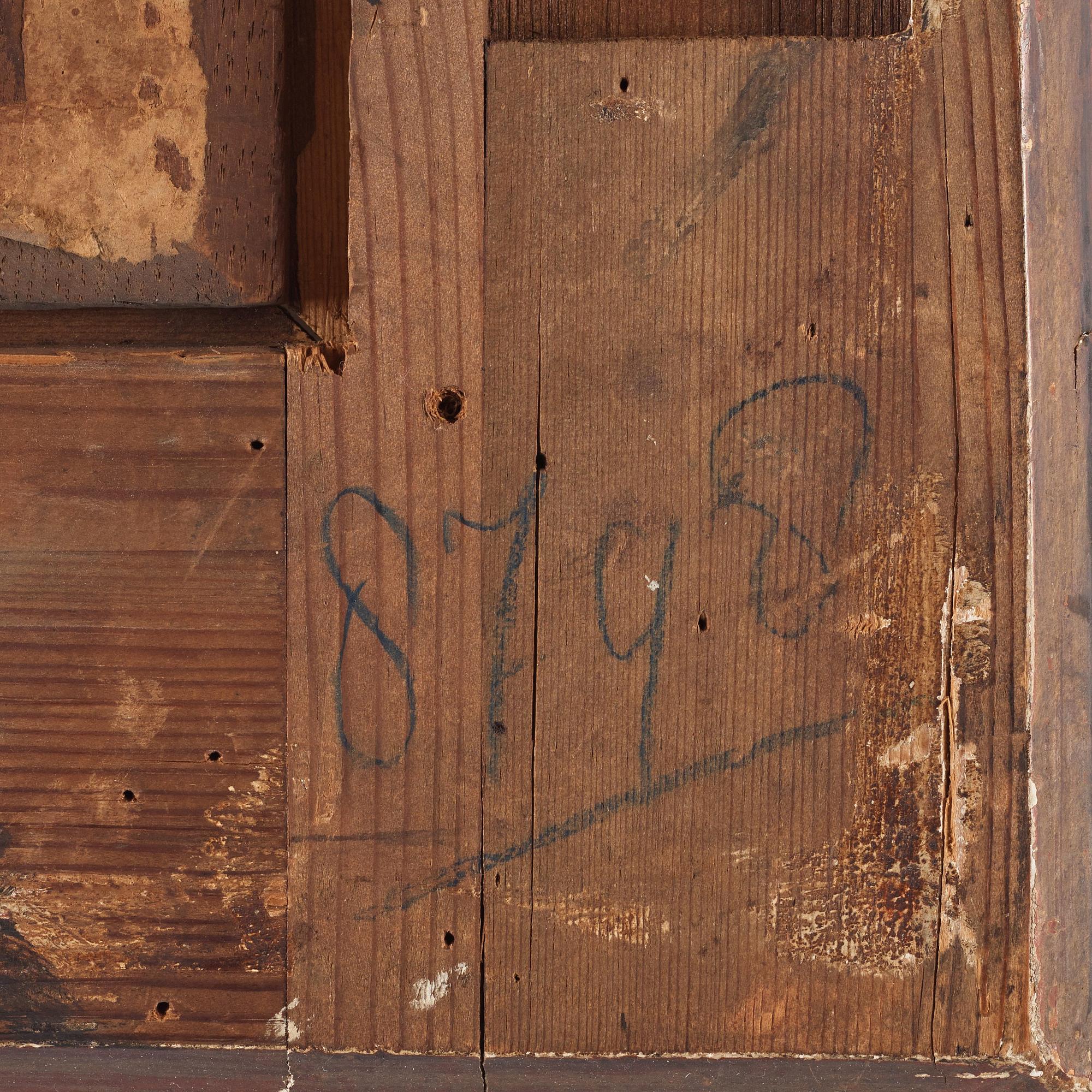 Gerrit Dou Circle of, Reading man with a globe.