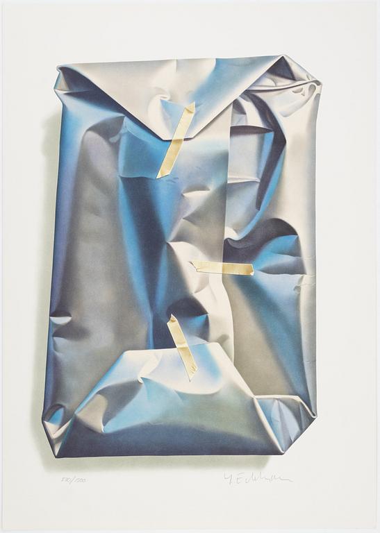 Yrjö Edelmann, two lithographs in colour, 'Heaven and Ocean', signed and numbered 830/1500.