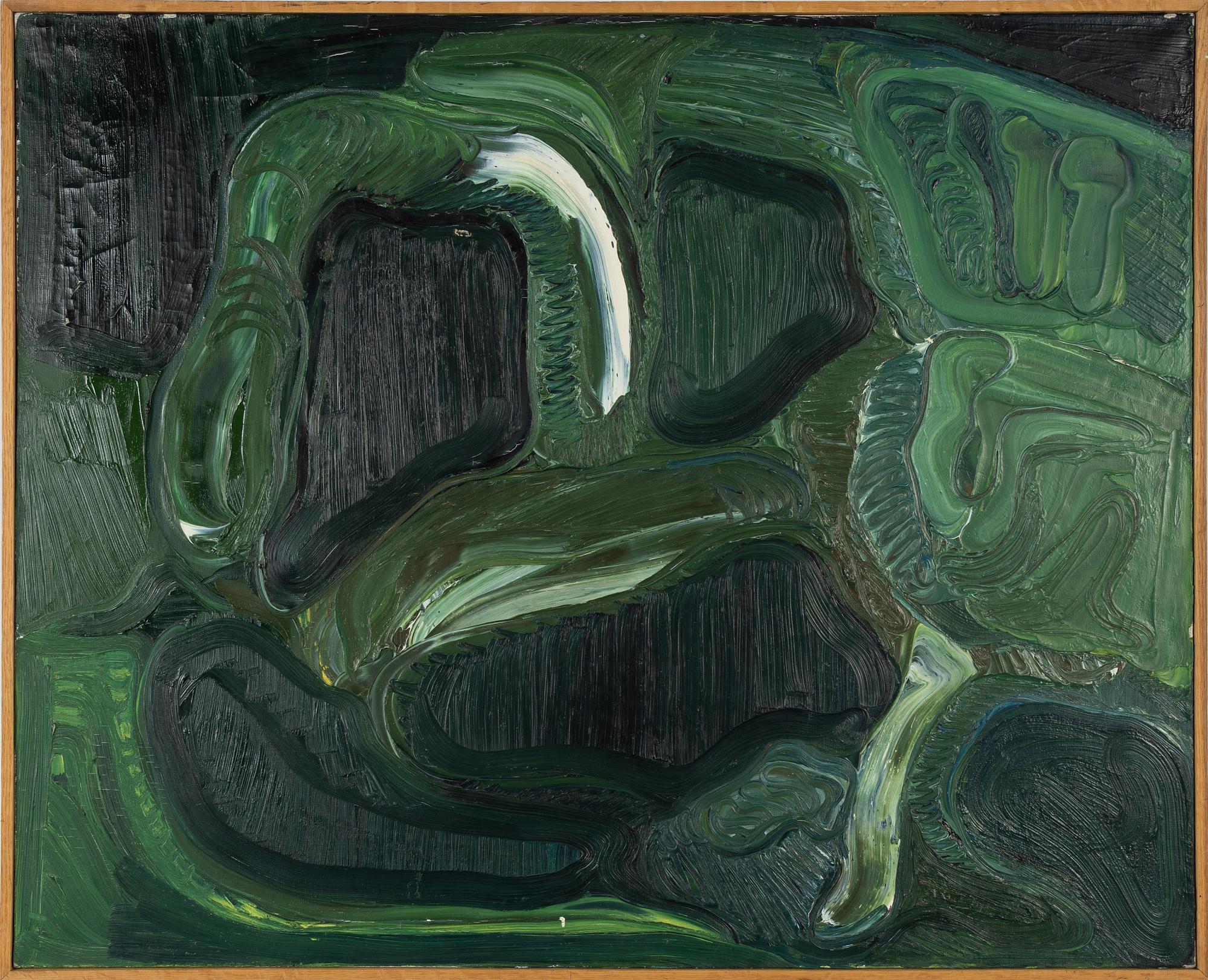 Bengt Olson, oil on canvas, signed and dated 1962 a tergo.