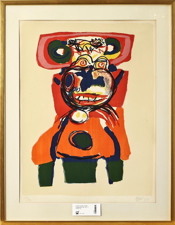 KAREL APPEL, färglitografi, sign samt nr 23/99.