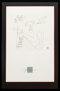 John Lennon, after etchings 4 pcs printed signature numbered 1585/3000E.