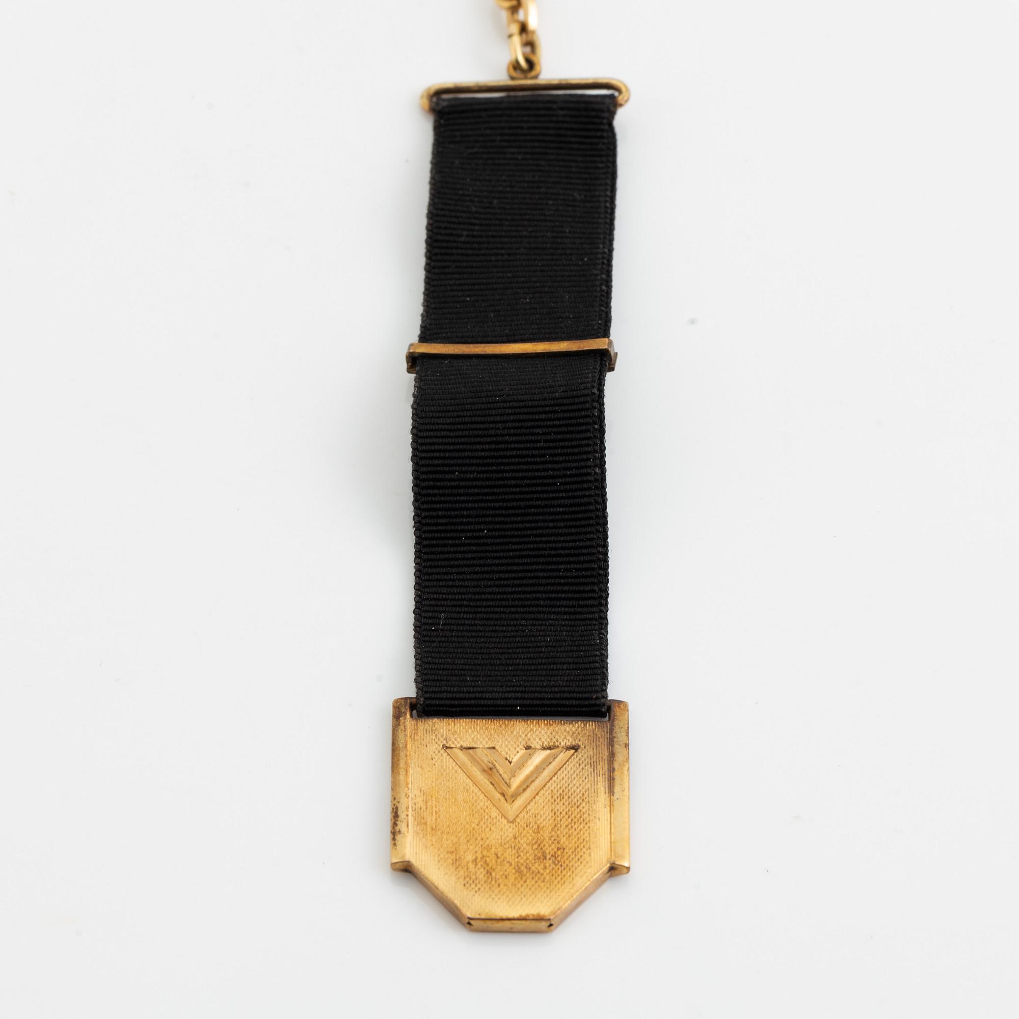 Pocket watch, Hansa, 14K gold, 48,5 mm.