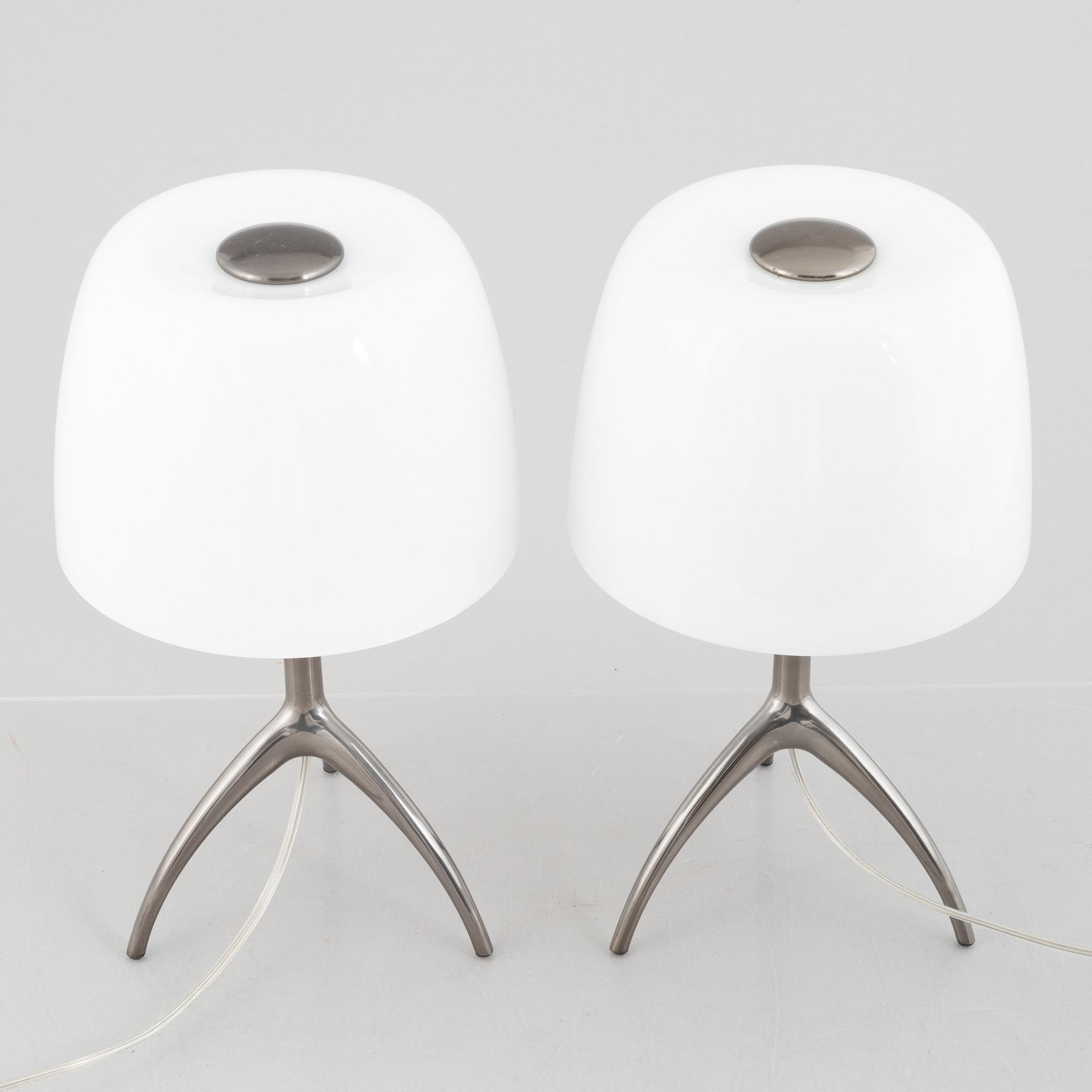 Rodolfo Dordoni, a pair of "Lumiere Grande", Foscarini, Italy.
