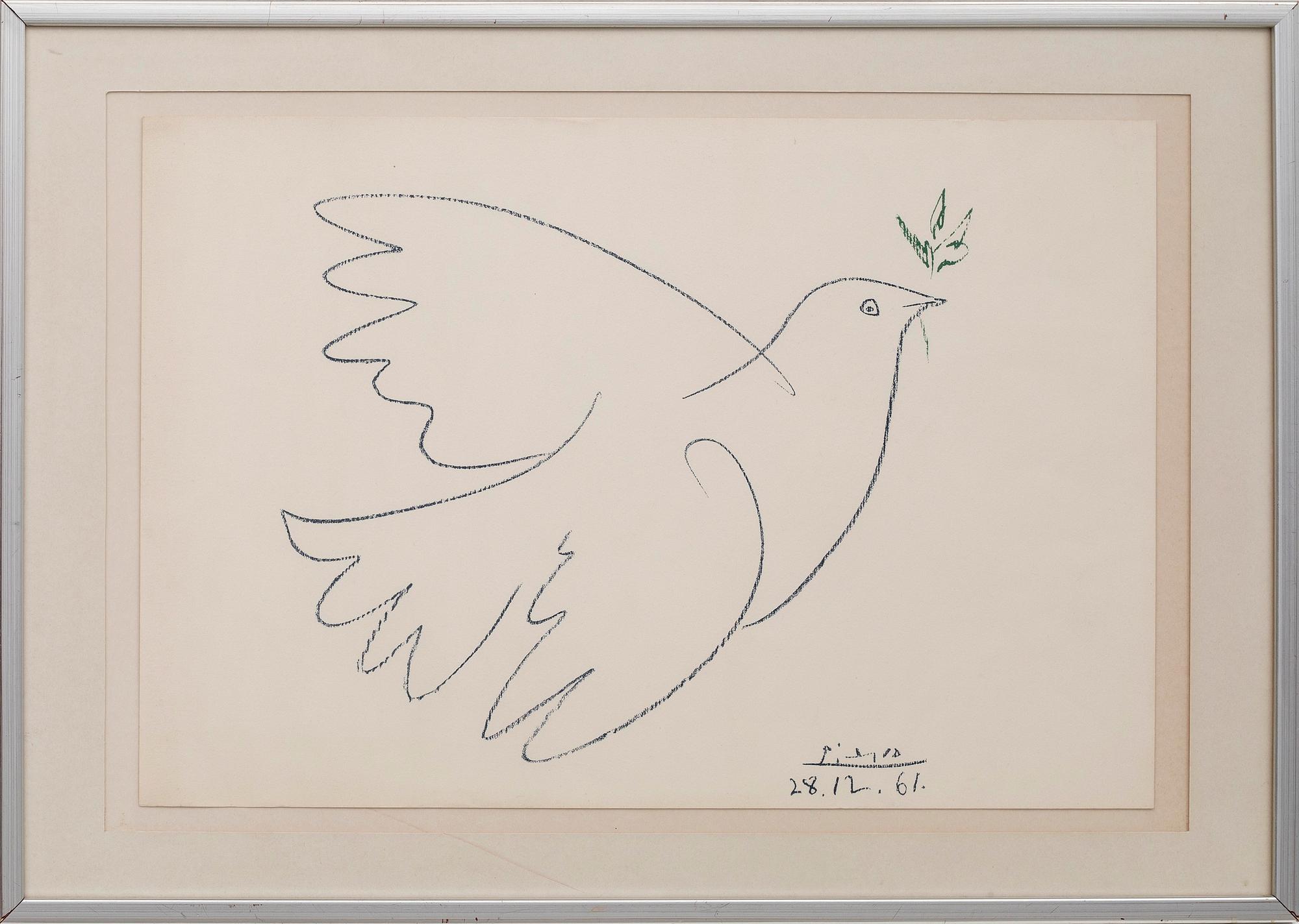Pablo, After Picasso, Dove of Peace.