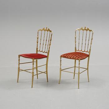 STOLAR, 2 st snarlika, Chiavari, Italien. Mässing, 1900-talets andra hälft.