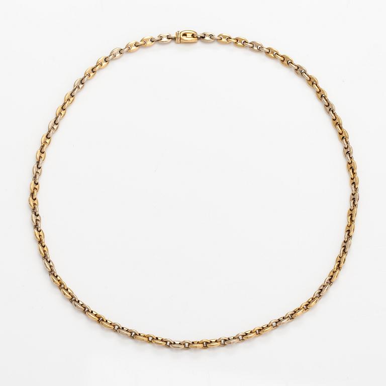 Cartier, Kaulakoru, 18K valko- js keltakultaa. Merkitty Cartier, 740237.