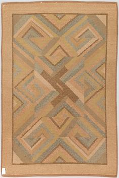 Margareta Ahlstedt-Willandt, a ryarug for Kotiteollisuus Oy Orkamo. Circa 290x195 cm.