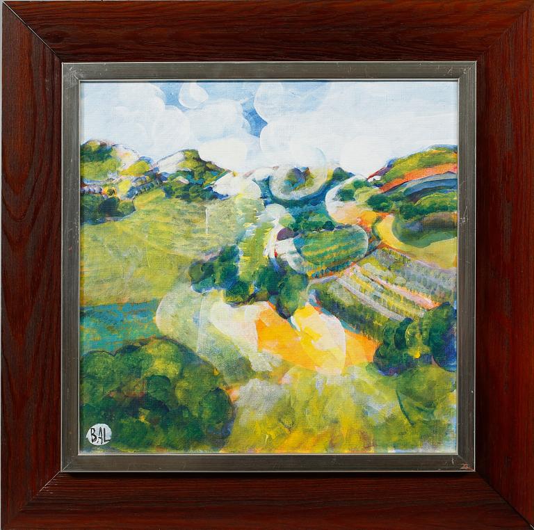 BENGT ARNE LINDEROS (BAL), olja på duk, monogramsignerad.