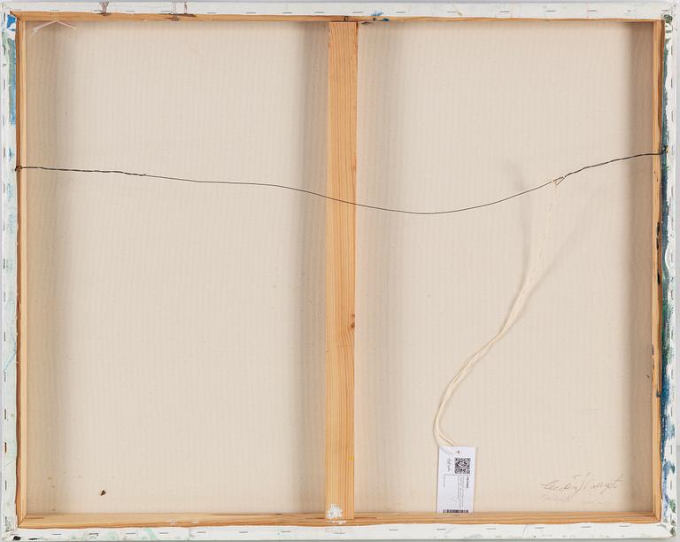 CECILIA HAUPT & KRISTOFFER LINDFORS, oil on canvas, signed a tergo and dated 2015.