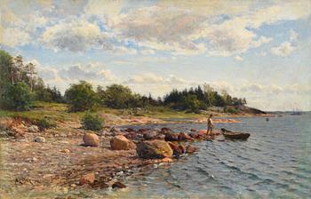 155. Berndt Lindholm, ON THE SHORE.