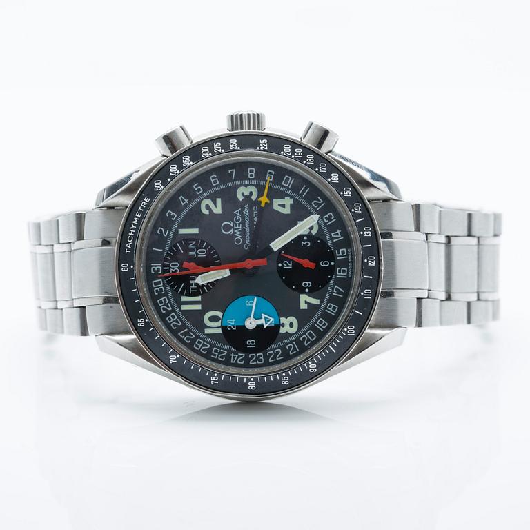 OMEGA, Speedmaster Mk40 , "Schumacher", armbandsur, diameter ca 39 mm.