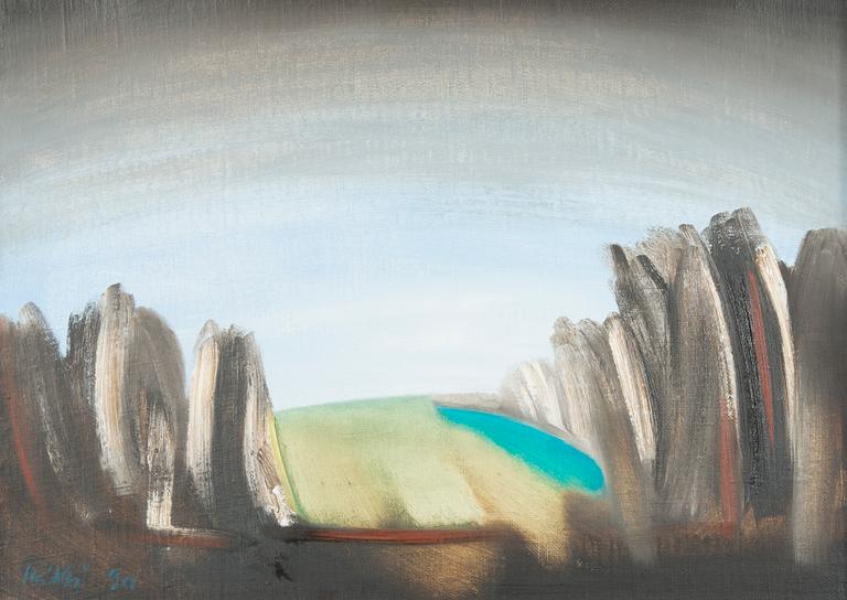 Heitti Polli, "Kevadine maastik" (Spring Landscape).