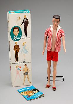 DOCKA, "Barbies Boyfriend Ken", Mattel, 1960-tal.