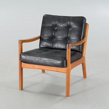 A lounge chair by Ole Wanscher, model "Senator", third quarter of the 20th century.