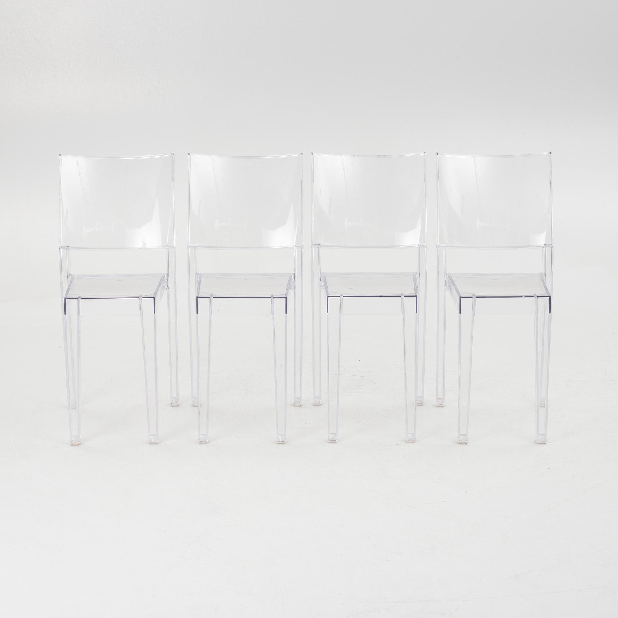Philippe Starck, 8 st, "La Marie" Kartell, Italien, Modellen formgiven 1998.