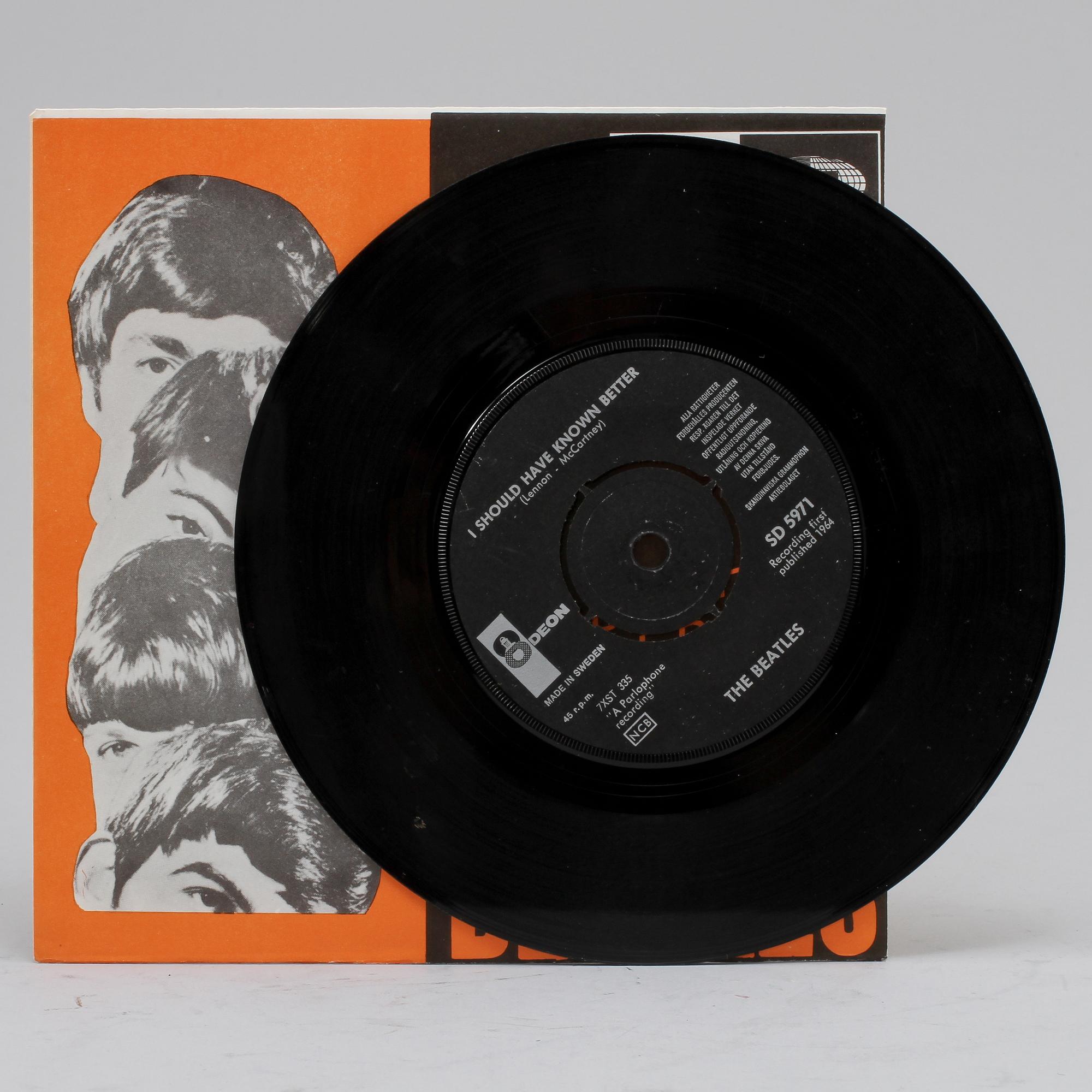 VINYLSINGEL, Beatles, 1960-tal.
