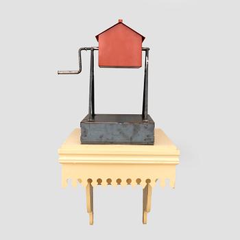 Peter Johansson, Skulptur, "Stuga", 2022.