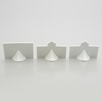 Skyltar, fyra stycken, porslin, Royal Copenhagen.
