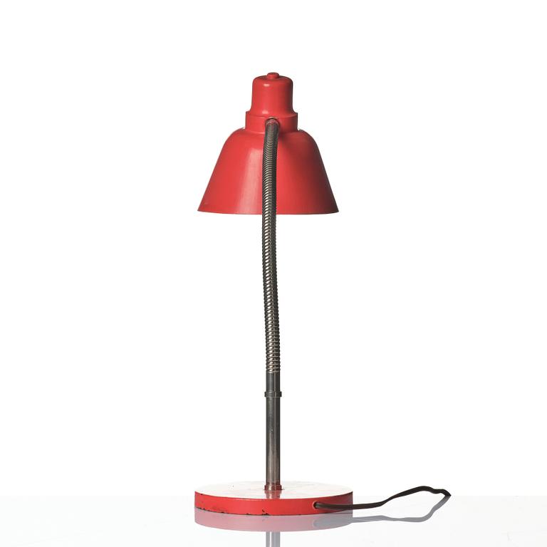 Harald Notini, bordslampa, modell A 15027, Arvid Böhlmarks Lampfabrik, Stockholm, 1930-tal.
