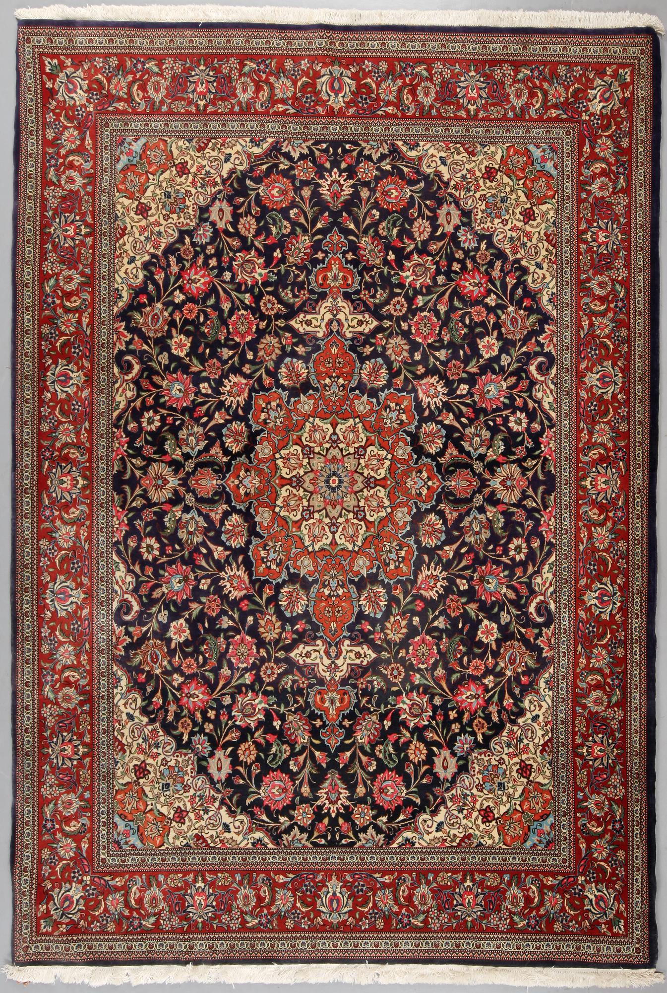 MATTA, Keshan/Ghom, old, 232 x 161 cm.
