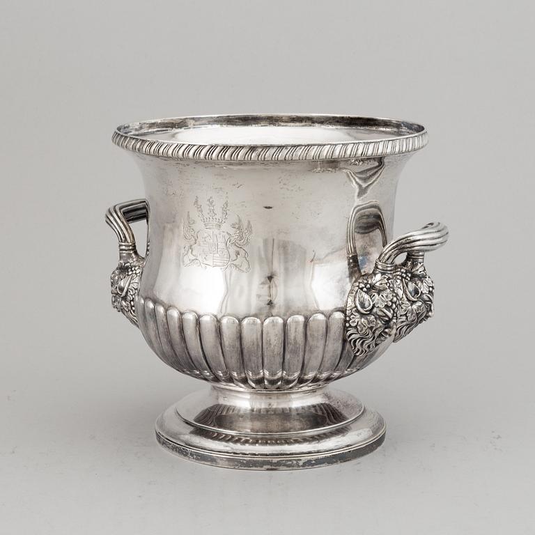 A Russian 19th century silver wine-cooler, mark of Nicholls & Plincke MAG.ANG.