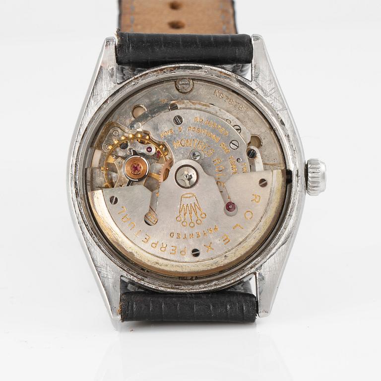 ARMBANDSUR, herr, stål, Rolex Oyster Perpetual.